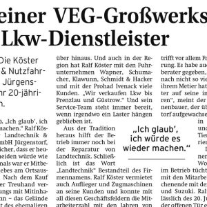 Von einer VEG-Großwerkstatt zum Lkw-Dienstleister